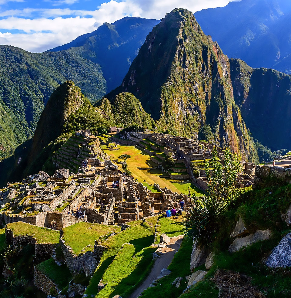 A view of the Machu Picchu citadel