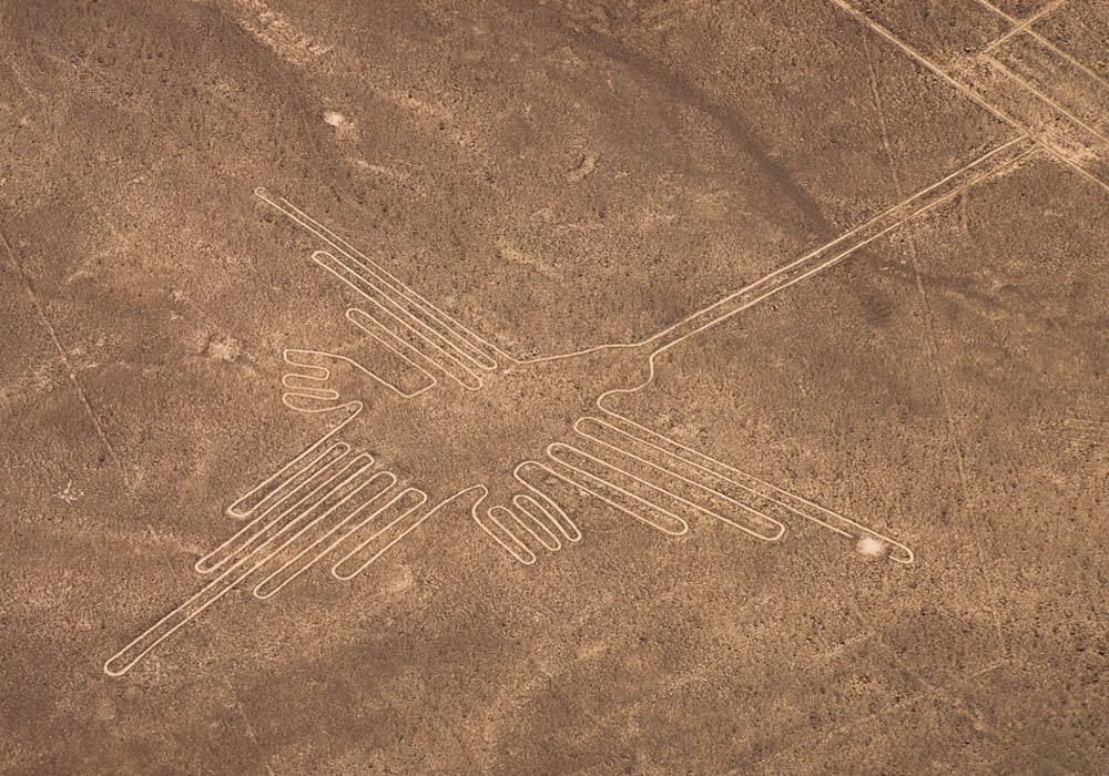 Nazca lines - Colibri shape