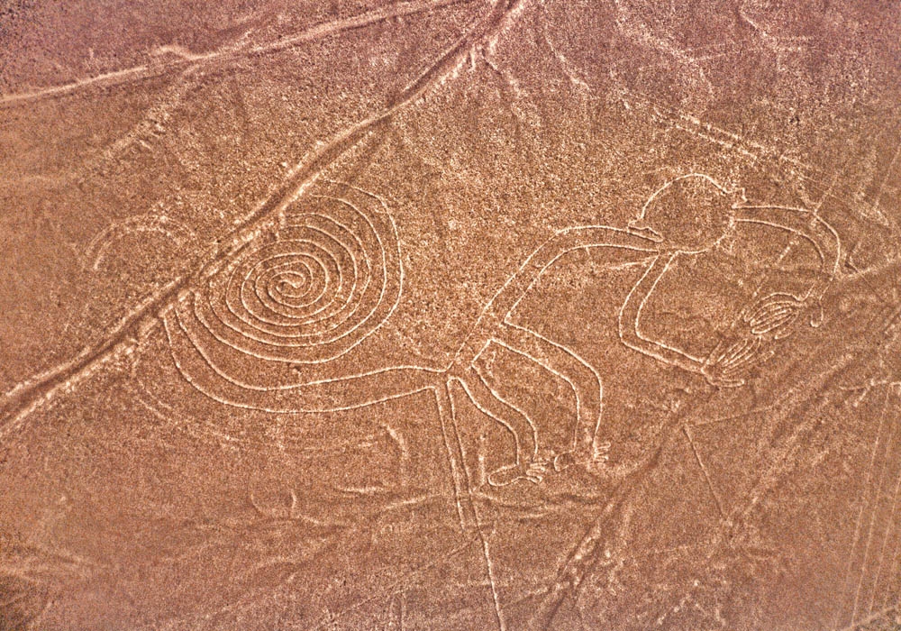 Nazca lines - Monkey shape