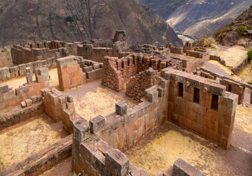 Pisac ruins at The Sacred Valley of Cusco