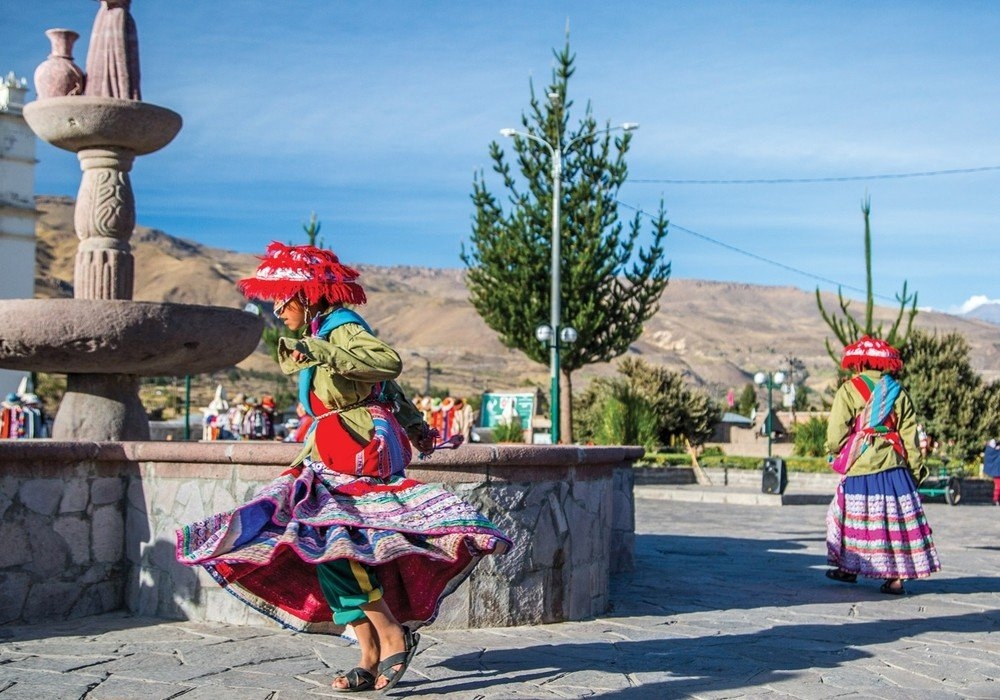 Traditional Wititi dance on the Colca Valley