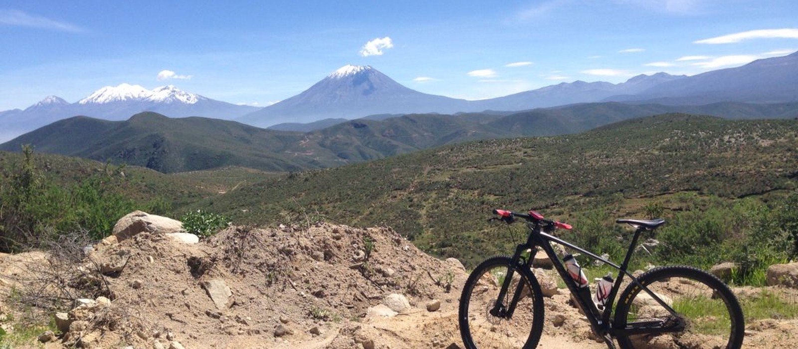 Mountain Biking from Patapampa to Chivay