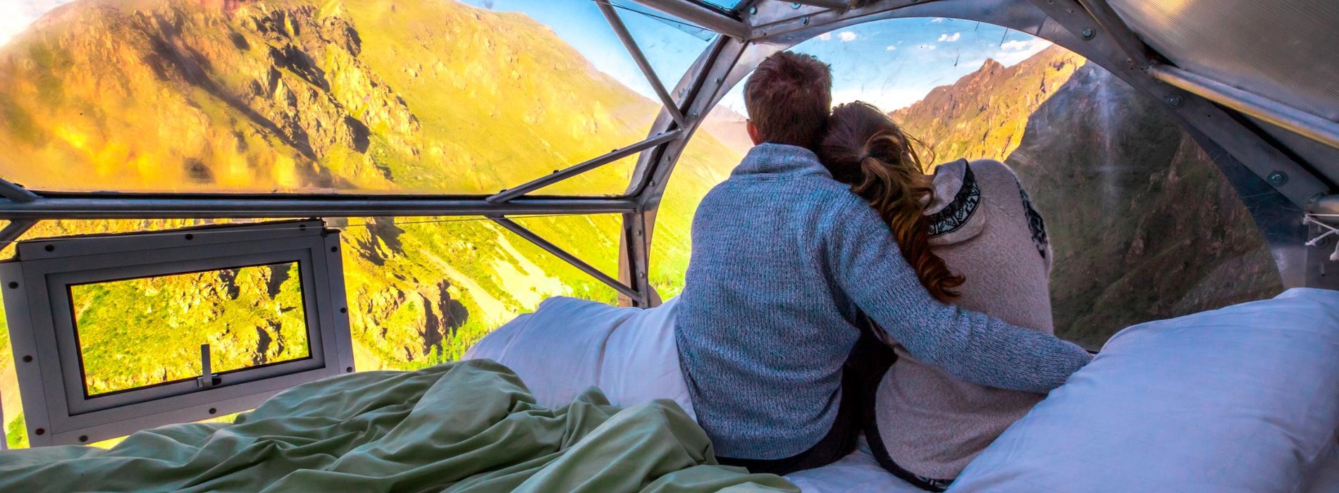 Sleep on the Side of a Mountain at Sky lodge Adventure Suites