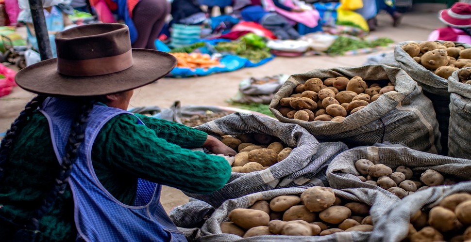 How to spend 9 days in Peru.  Visit local markets and buy from local producers on your 9 day Peru itinerary and immerse yourself in local culture.