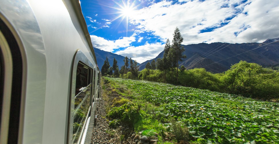 Experience the beauty of the Peruvian Andes with Inca Rail's journey to Machu Picchu, on our Machu Picchu vacation packages.  Enjoy stunning views of the Urubamba River Valley and lush Andean landscapes as you travel in comfort from Ollantaytambo to Aguas Calientes. Choose from different services and relax in style as you make your way to Machu Picchu.