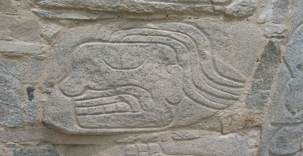 The carvings of the Warriors of Sechin are considered some of the oldest examples of monumental art in Peru.  They are notable for their detailed and intricate depictions of warriors engaged in combat. See this and more on Lima tour packages to Casma Valley. 